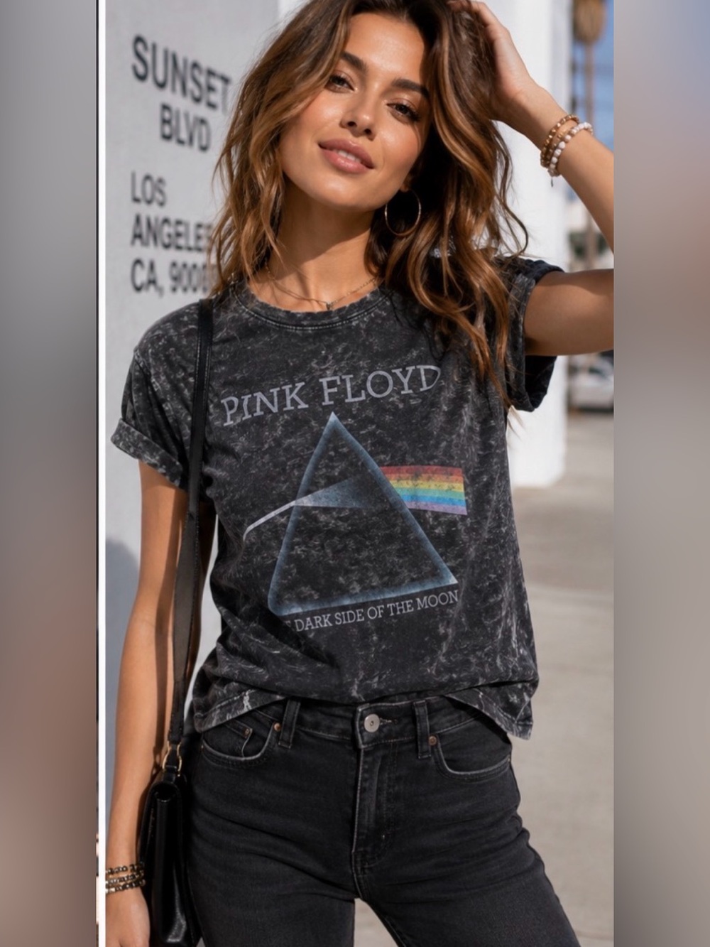 Pink Floyd Burn Out Short Sleeve Tee